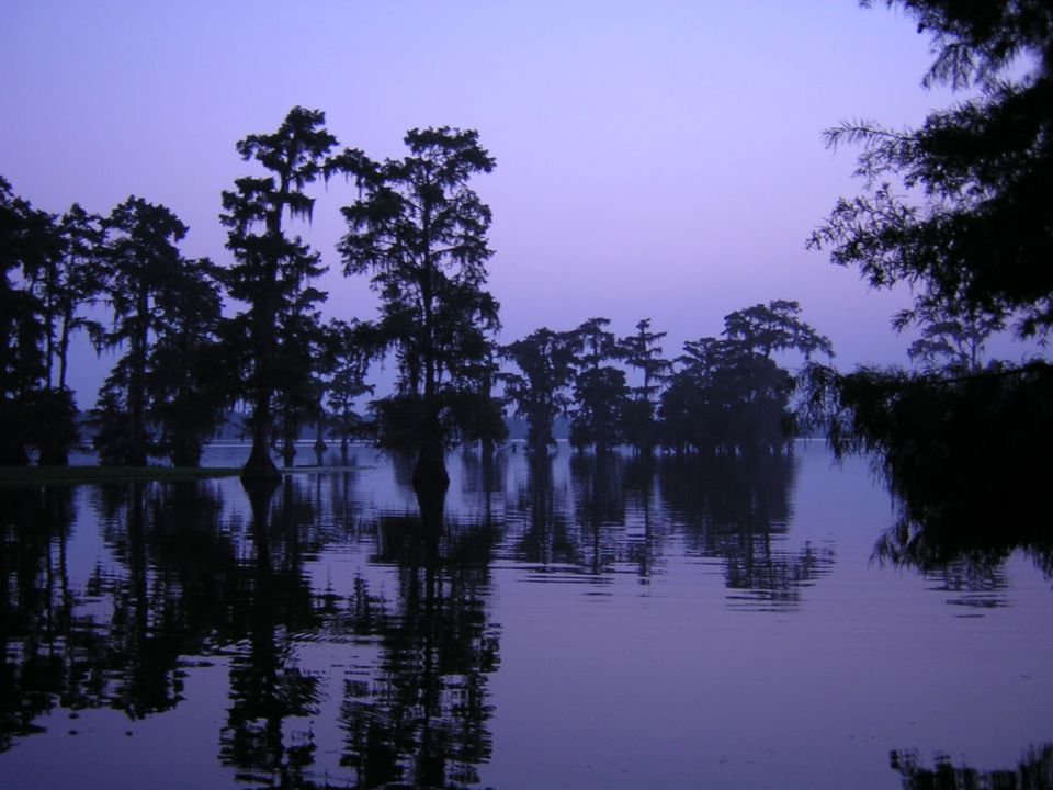 马丁湖在黄昏