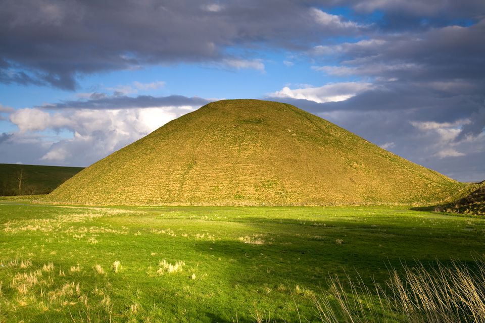 西尔伯里山，威尔特郡，英国。