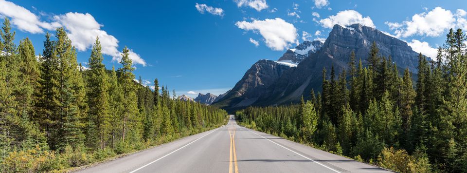 Icefields Parkway公路旅行，班夫，加拿大