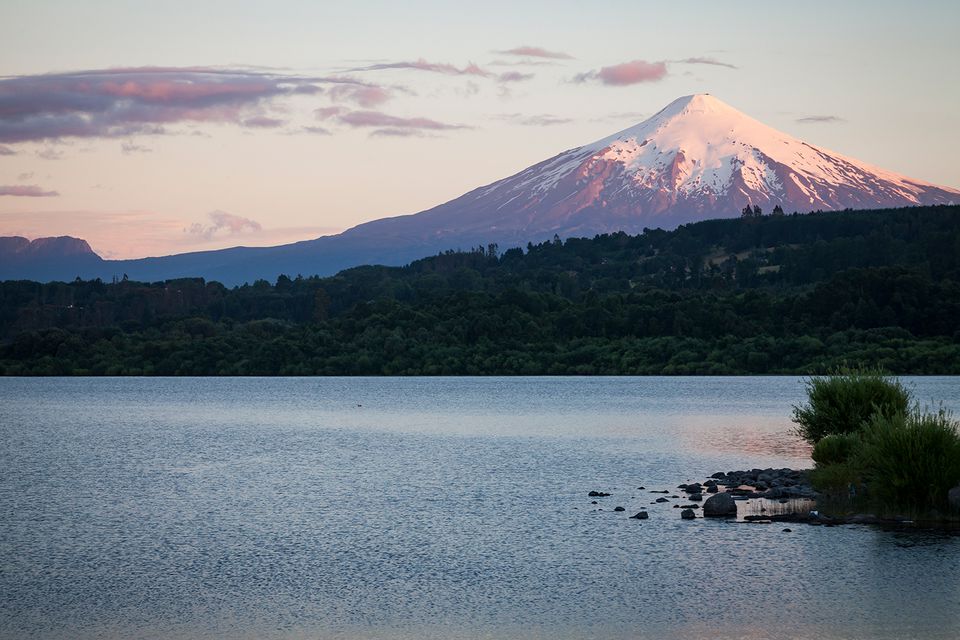 在Villarica Villarica火山,智利