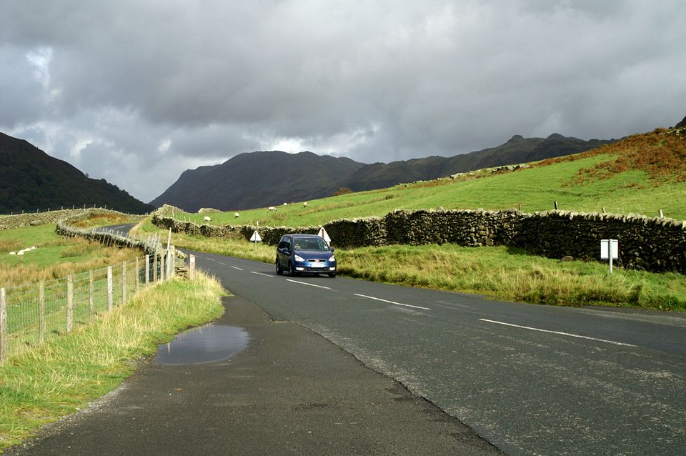 Kirkstone Pass in the Lake District - the巷道Called the Struggle"