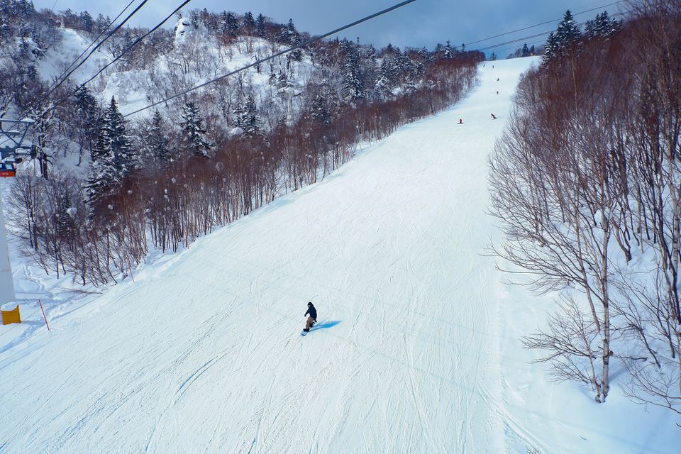 滑雪胜地北海道