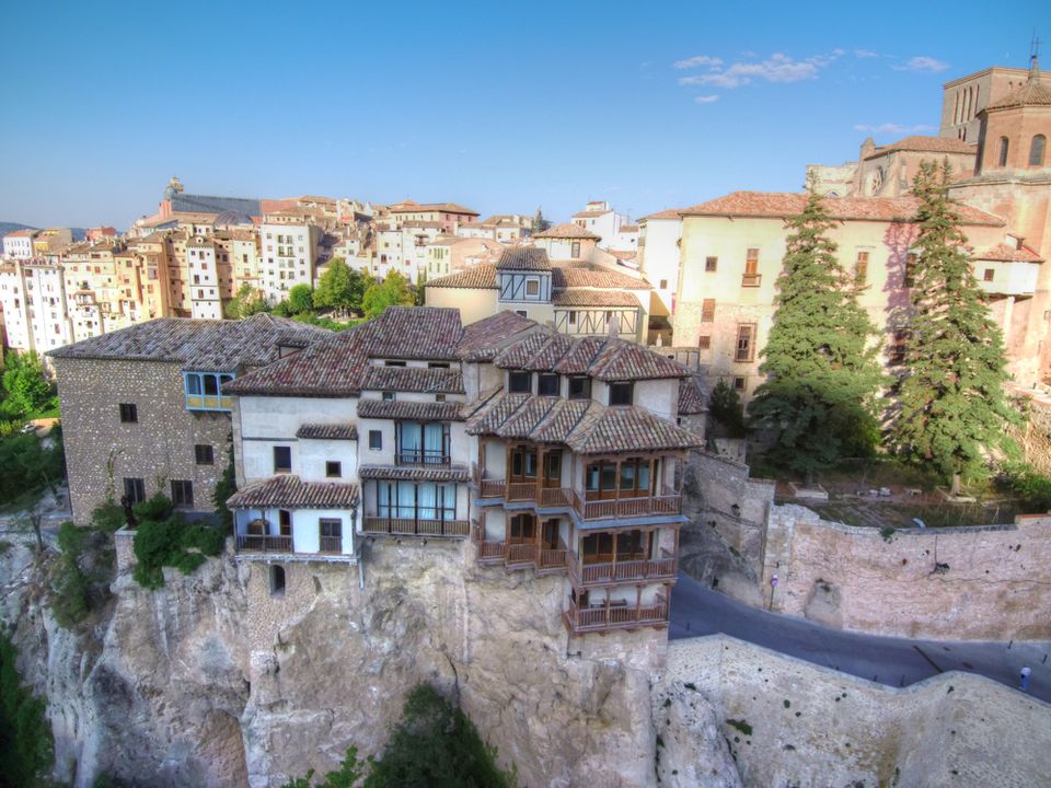 Casas Colgadas de Cuenca desde El Aire