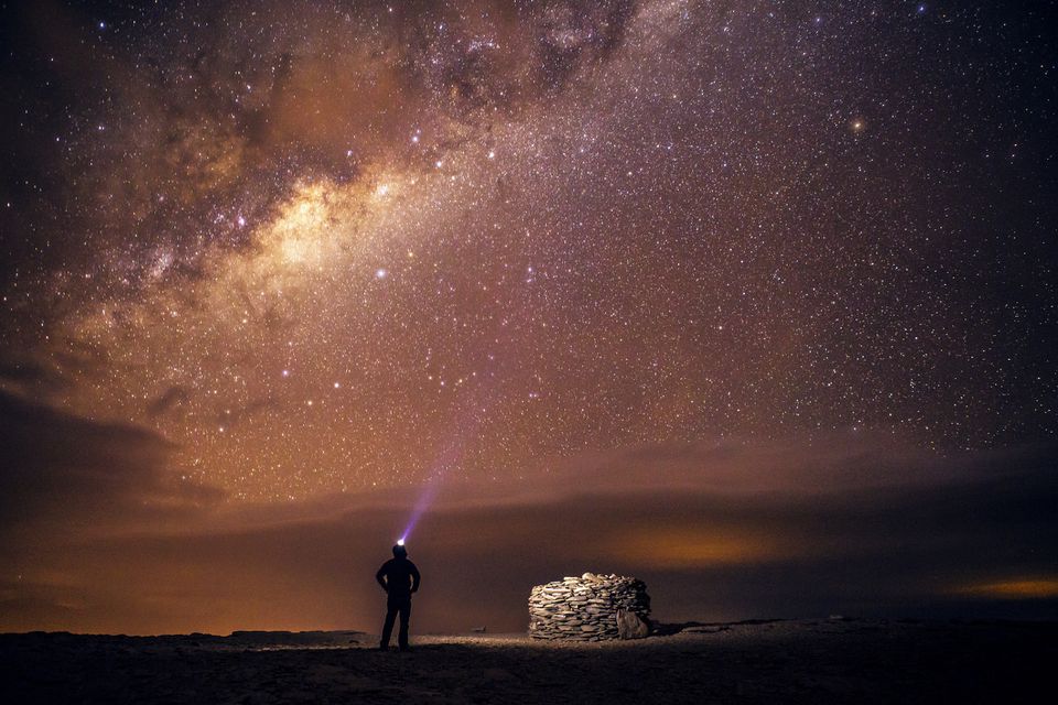 阿塔卡马沙漠的观星