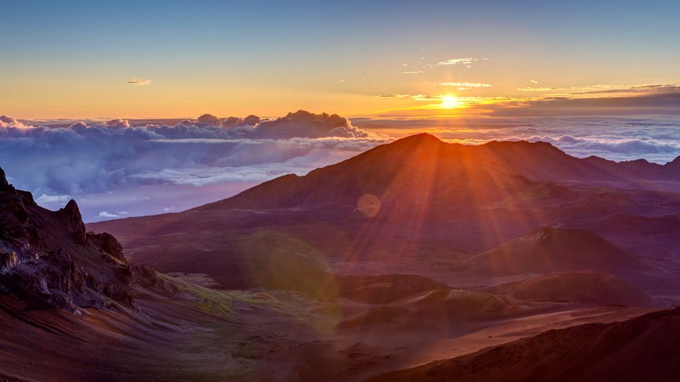 Haleakala Volcano Sunrise.