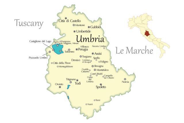 Umbria地图