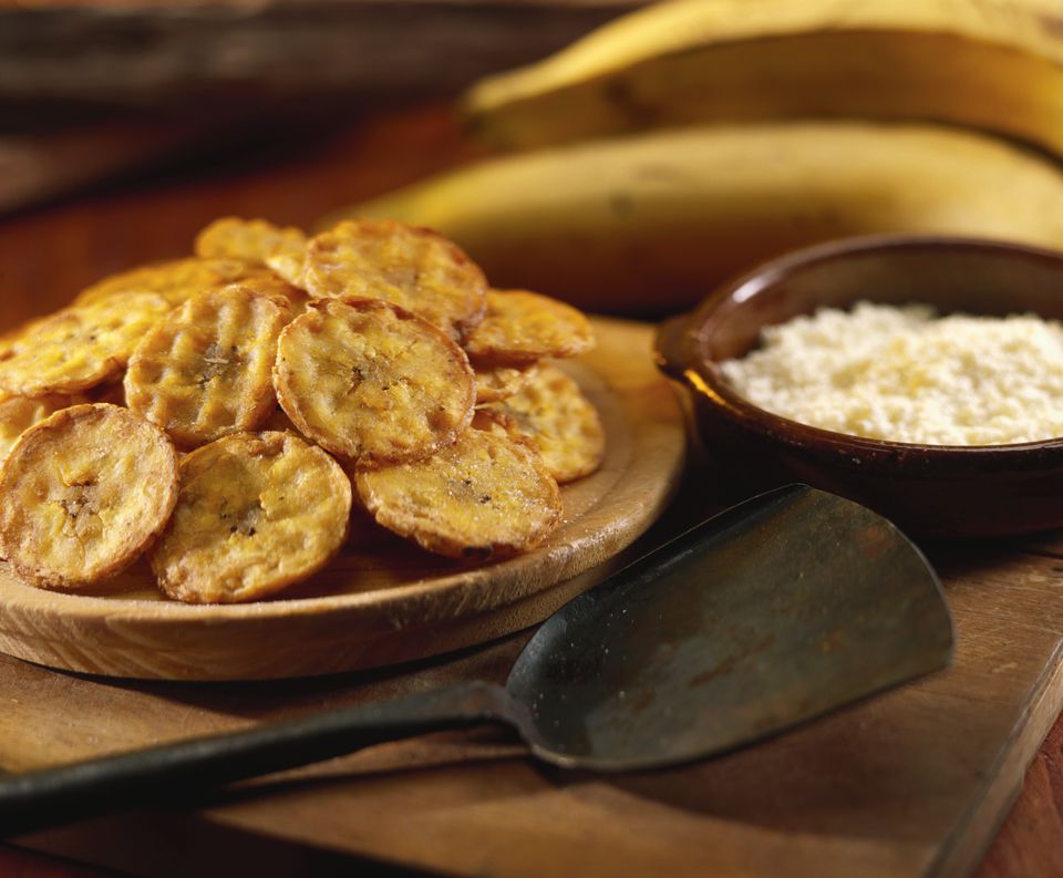 Tostones(白奶酪香蕉片，委内瑞拉)