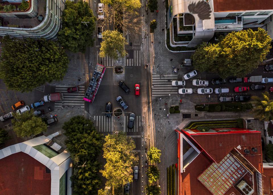 墨西哥马扎里克·波兰科的十字路口