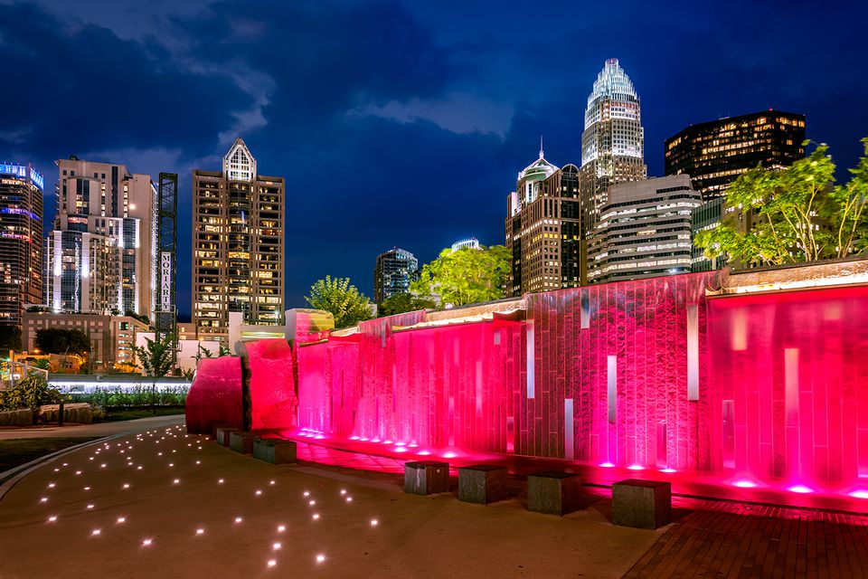 Romare Bearden Park，夏洛特，N. Carolina。