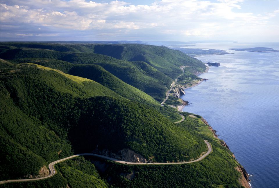 Cabot Trail / Cap Rouge，Pressquile，Nova Scotia，加拿大