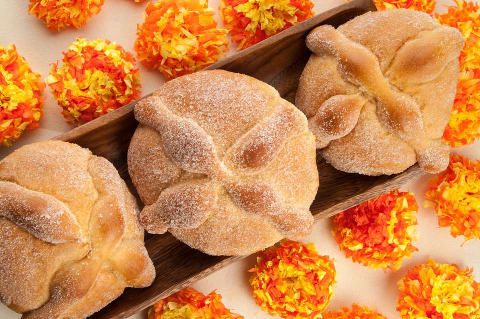 甜蜜的面包叫pan de muerto