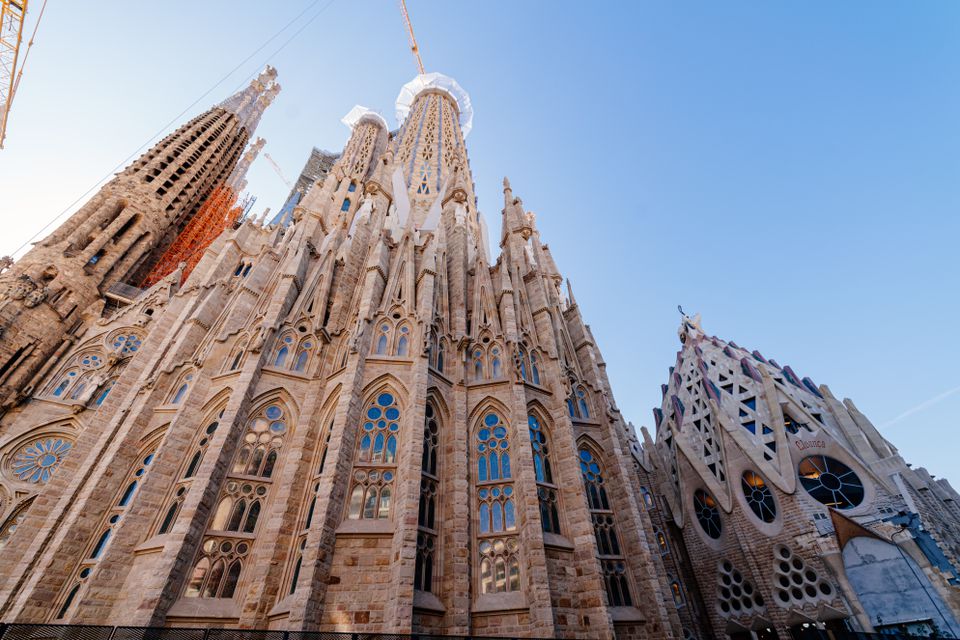 巴塞罗那的La Sagrada Familia