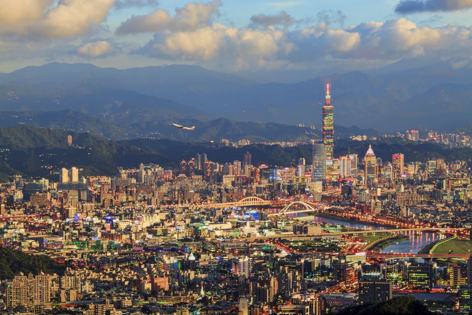 台北市景，台湾