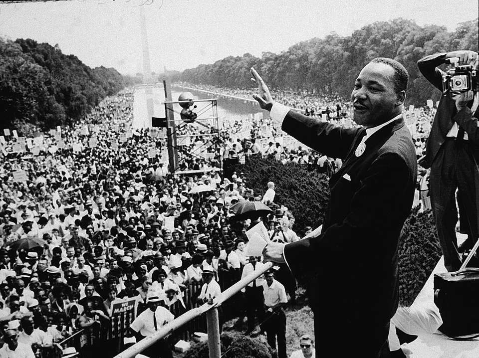 Martin Luther King博士在1963年在华盛顿州的3月份致辞