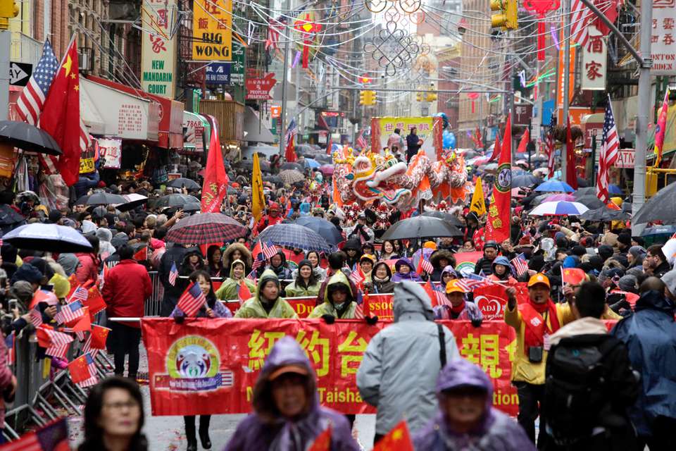 纽约热闹的中国新年庆祝活动