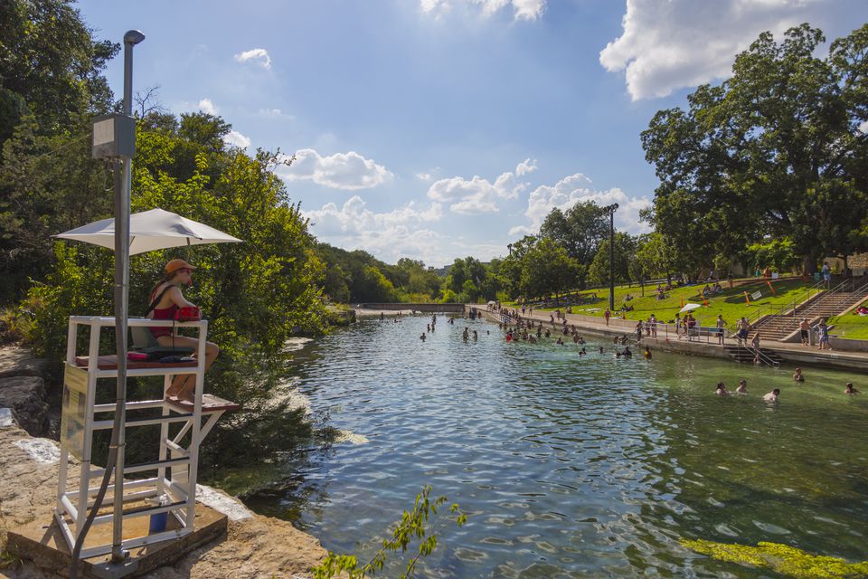 奥斯汀的Barton Springs