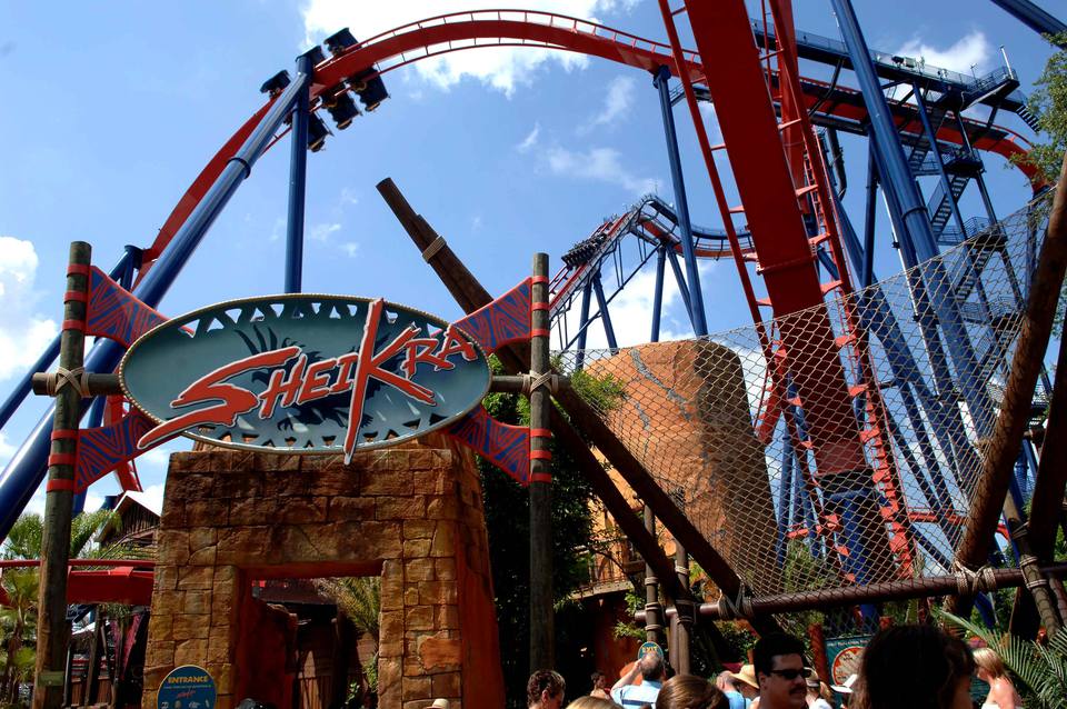 Busch Gardens Sheikra Roller Coaster