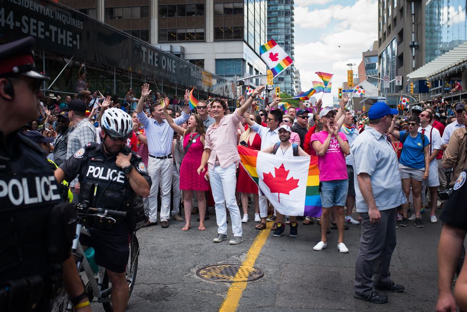 Justin Trudeau同性恋骄傲