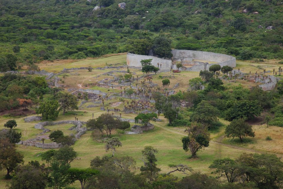 伟大的津巴布韦废墟,Masvingo,津巴布韦,非洲